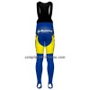 Completo Maglia ML + Pantaloncino con bretelle ML 2022 Sport Vlaanderen-Baloise Giallo Blu Bianco